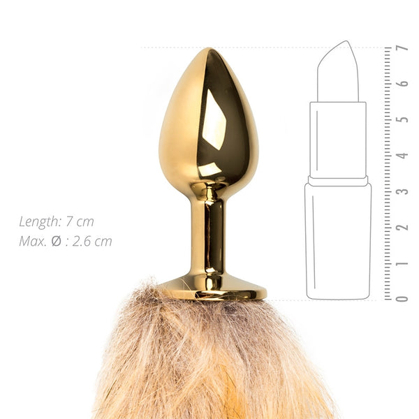 Fox Tail Plug Small No.1 Gold