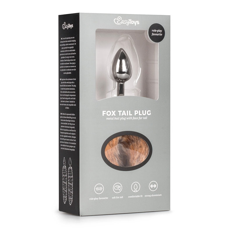 Fox Tail Plug Small No.7 Silver