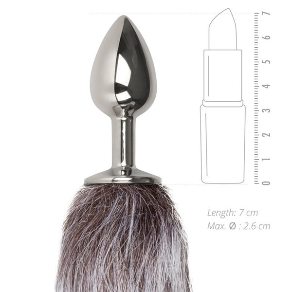 Fox Tail Plug Small No.5 Silver