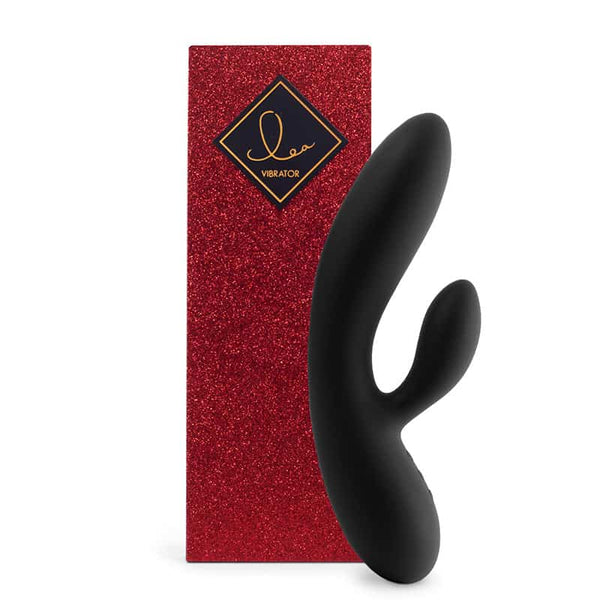 Lea Black Glitter Rabbit