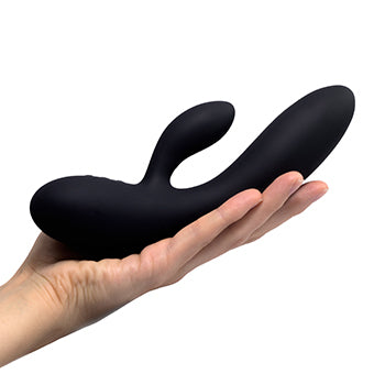Lea Black Glitter Rabbit